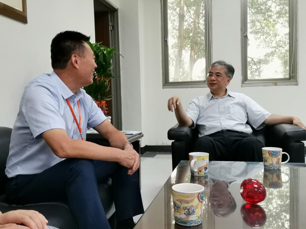 于新和副院长与郑道明校长座谈